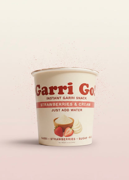 Garri Go! — Instant Garri Snack (Strawberries and Cream)