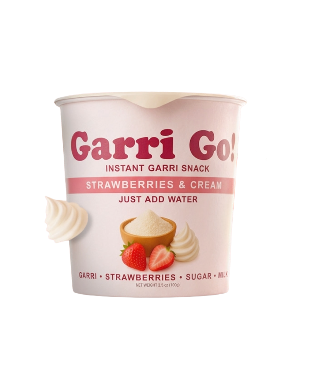 Garri Go! Strawberries and Cream